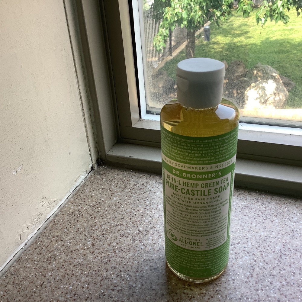 Dr. Bronner’s All-in-1 Green Tea Castile Soap; 8oz